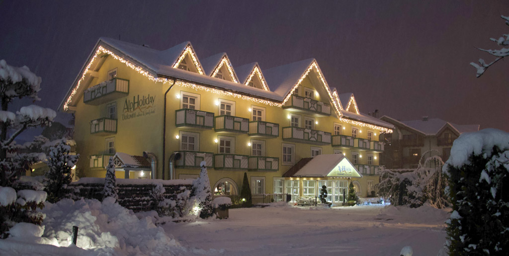 alpholiday dolomiti wellness fun hotel inverno