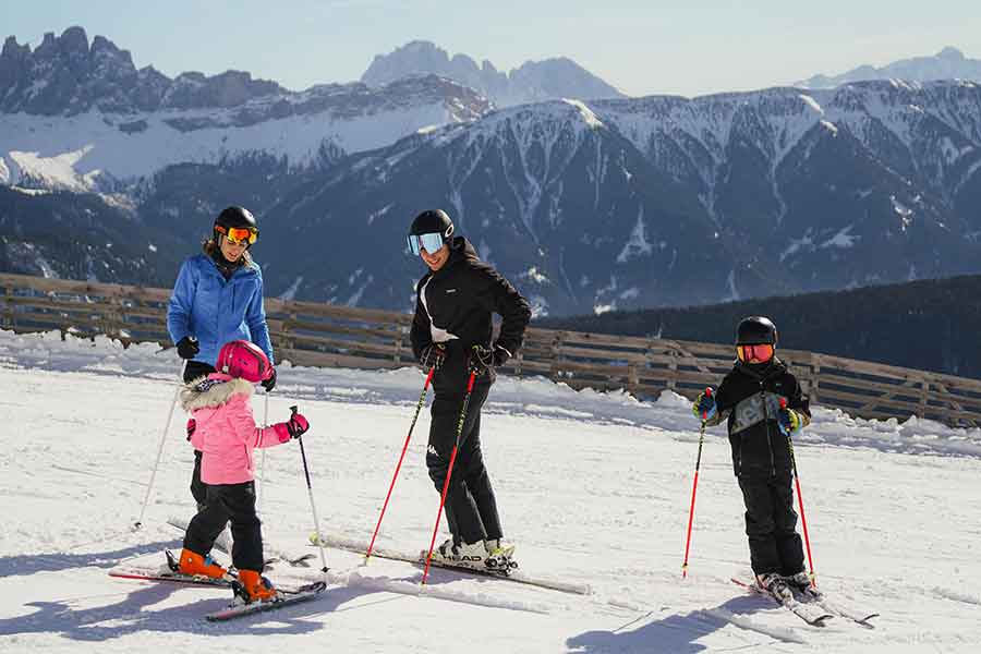 Sciare sulla Plose a Natale con i bambini